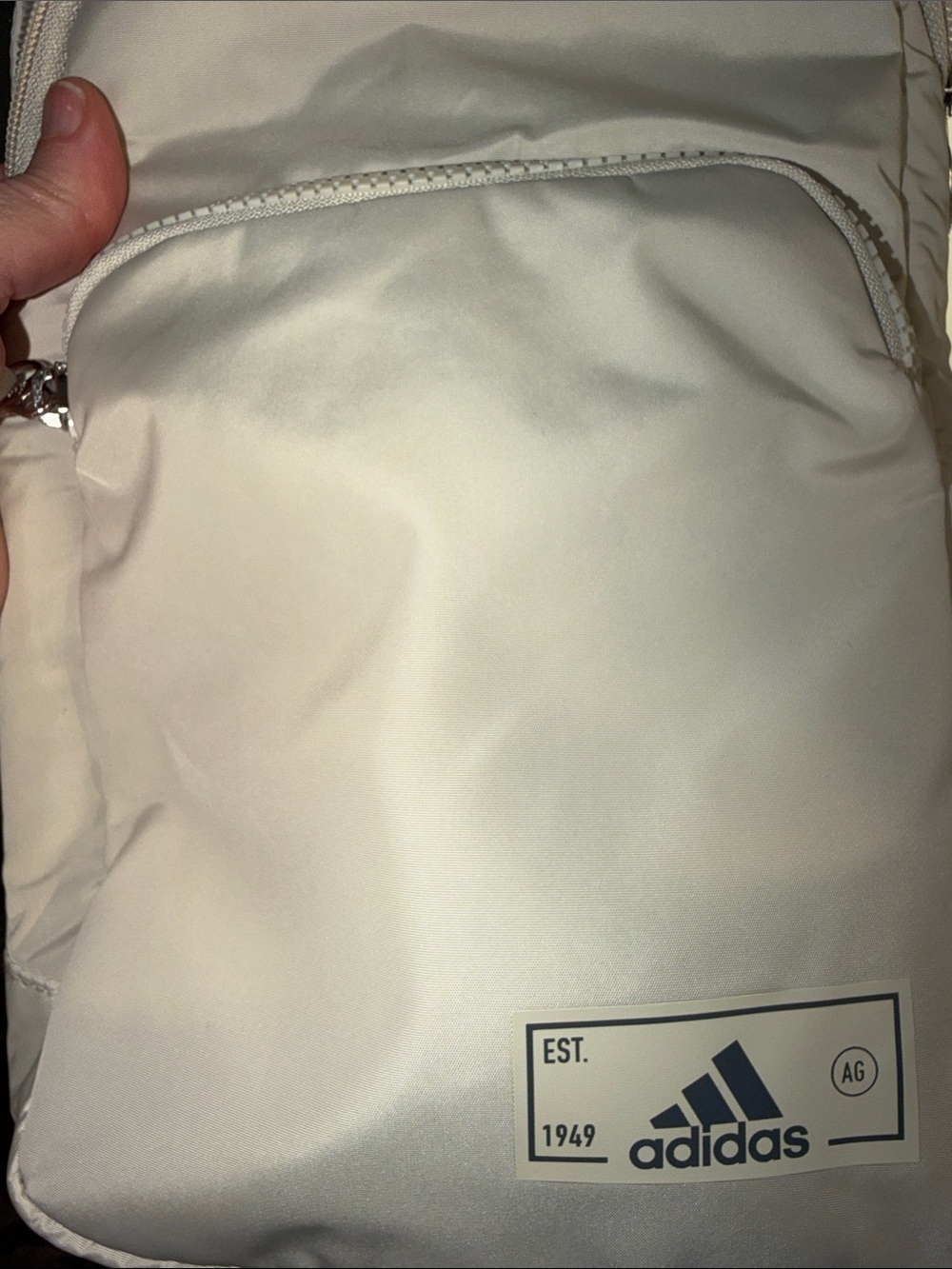 adidas Cream Sling Backpack Crossbody Bag - Picture 5 of 8
